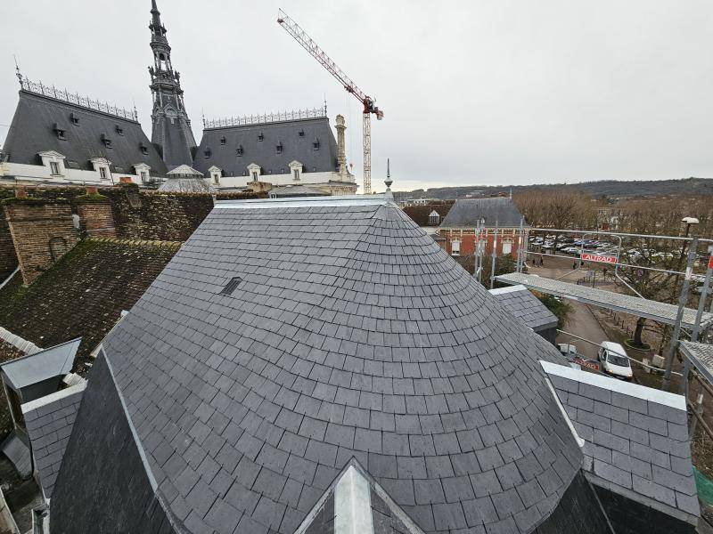 couverture en ardoise